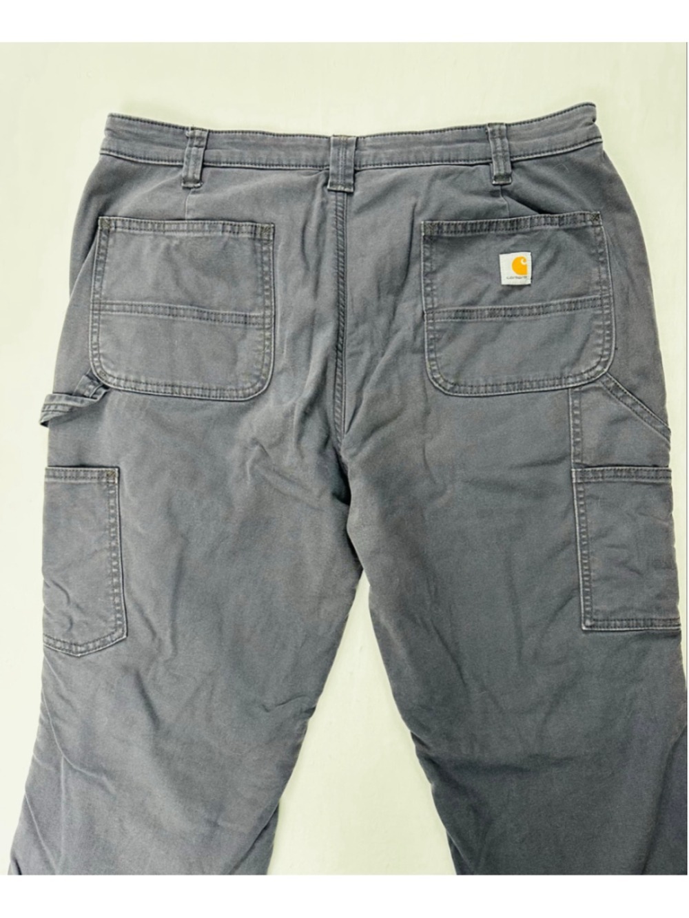 Carhartt Women’s 12 Regular Loose Fit Fleece Lined Canvas Carpenter Work Pants - Picture 6 of 13